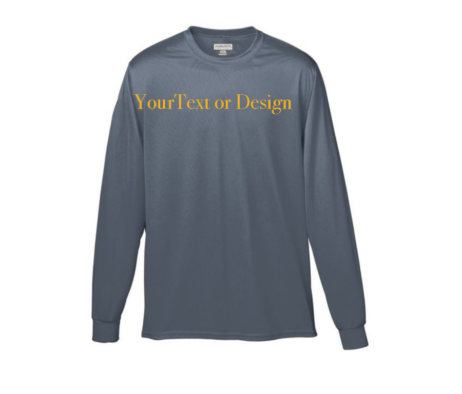 Custom Long Sleeve Shirts, Design Long-Sleeve T-Shirts, No Minimum