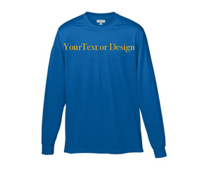 Custom T-Shirt. Long Sleeve. Minimum Quantity: 3 Shirts