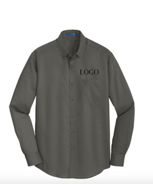 Ladies - Button Down Long Sleeve Shirt