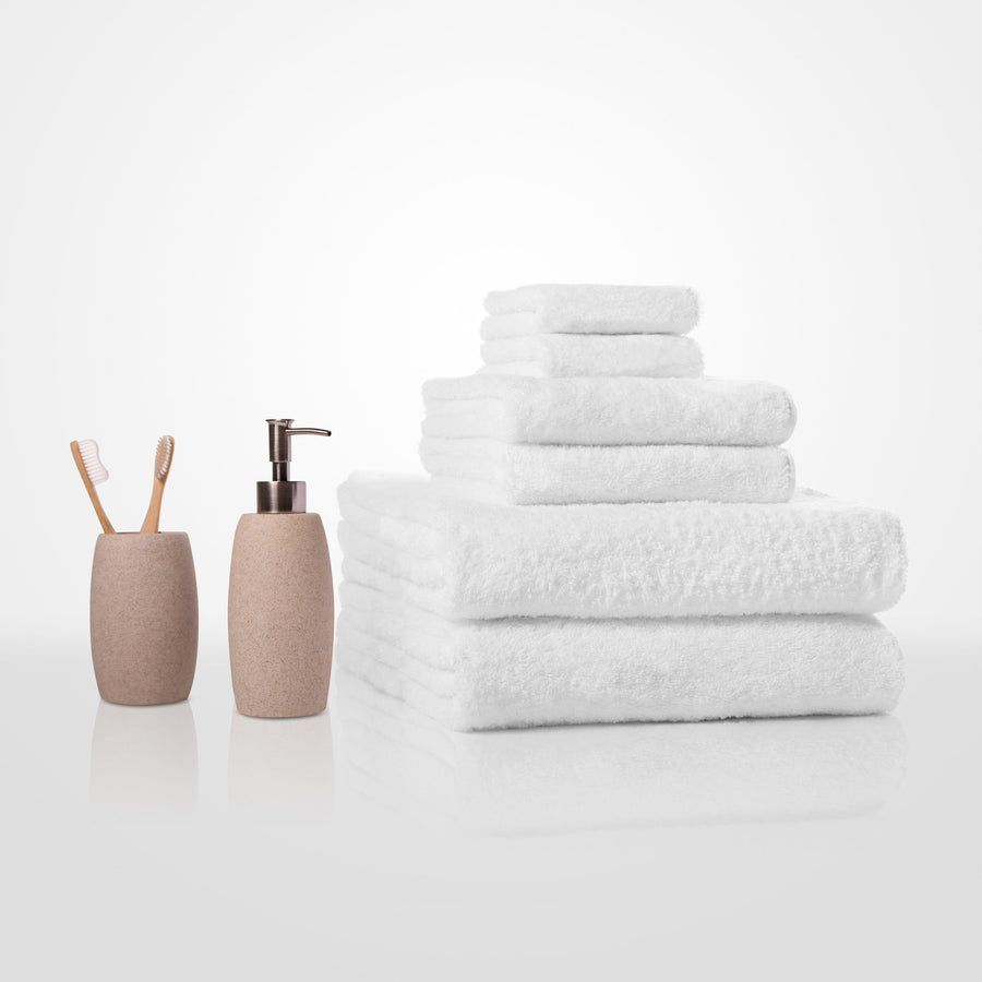 Embroidered Towel Collection - Minimum Order Quantity of 6 piece set of 2 pieces (Bath Towels, Hand Towels, Wash Cloths).